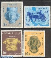 Iran/Persia 1964 7000 Years Of Persian Art 4v, Mint NH, History - Nature - Archaeology - Horses - Archäologie
