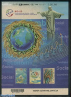 Brazil 2012 RIO+20 Conference S/s S-a, Mint NH, Nature - Environment - Unused Stamps