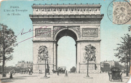 75-PARIS L ARC DE TRIOMPHE DE L ETOILE-N°T5314-E/0333 - Arc De Triomphe