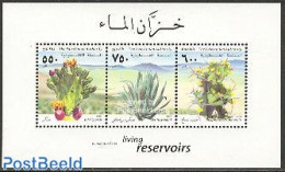 Palestinian Terr. 2003 Cacti S/s, Mint NH, Nature - Cacti - Flowers & Plants - Sukkulenten