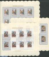 Liechtenstein 2004 Christmas 3 M/ss, Mint NH, Religion - Christmas - Unused Stamps