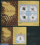Dominica 2013 Bees 2 S/s, Mint NH, Nature - Bees - Insects - Dominikanische Rep.