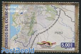 Ecuador 2014 Border With Peru 1v, Mint NH, Various - Maps - Geografía
