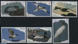 Cuba 2016 Water Birds 6v, Mint NH, Nature - Birds - Ducks - Kingfishers - Unused Stamps