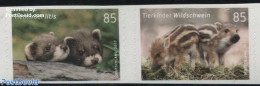 Germany, Federal Republic 2017 Baby Animals 2v S-a, Mint NH, Nature - Animals (others & Mixed) - Neufs