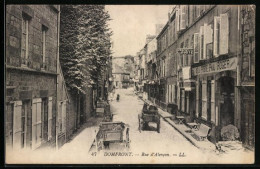 CPA Domfront, Rue D`Alencon, Vue De La Rue  - Domfront