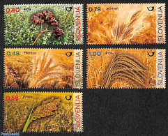 Slovenia 2017 Grains 5v, Mint NH, Various - Agriculture - Agriculture
