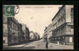 CPA Alencon, La Rue Saint-Blaise, Vue De La Rue  - Alencon
