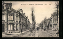 CPA Alencon, Le Boulevard Lenoir-Dufresne Et La Gare  - Alencon