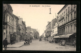 CPA Alencon, Rue St-Blaise, Vue De La Rue  - Alencon