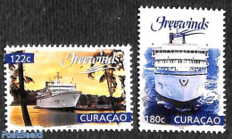 Curaçao 2018 Freewinds 2v, Mint NH, Transport - Ships And Boats - Boten