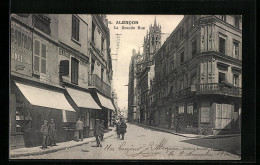 CPA Alencon, La Grande Rue, Vue De La Rue  - Alencon