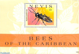 Nevis 2013 Bees S/s, Mint NH, Nature - Bees - Insects - St.Kitts E Nevis ( 1983-...)