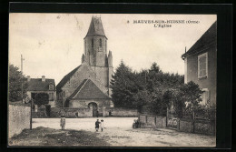 CPA Mauves-sur-Huisne, L`Eglise  - Other & Unclassified