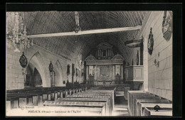 CPA Préaux, Interieur De L`Eglise  - Other & Unclassified