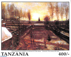 Tanzania 1991 Van Gogh Painting, Nuenen S/s, Mint NH, Art - Paintings - Vincent Van Gogh - Tanzania (1964-...)