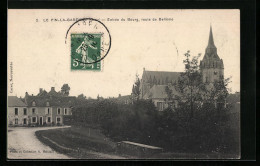 CPA Le Pin-la-Garenne, Entree Du Bourg, Route De Belleme  - Other & Unclassified