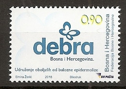 BOSNIA AND HERZEGOVINA 2018,POST SARAJEVO,DEBRA, Dystrophic Epidermolysis Bullosa Research Association,MEDICINE ,MNH - Autres & Non Classés