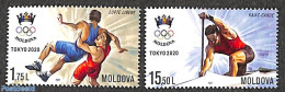 Moldova 2021 Olympic Games 2v, Mint NH, Sport - Kayaks & Rowing - Olympic Games - Aviron