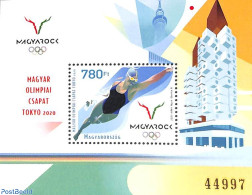 Hungary 2021 Olympic Games S/s, Mint NH, Sport - Olympic Games - Swimming - Unused Stamps