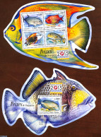 Sao Tome/Principe 2015 Singapore 2015, Fish 2 S/s, Mint NH, Nature - Fish - Philately - Vissen