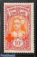 French Oceania 1915 Red Cross 1v, Unused (hinged), Health - Red Cross - Croix-Rouge
