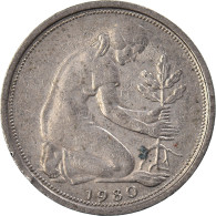 Monnaie, République Fédérale Allemande, 50 Pfennig, 1980 - 50 Pfennig