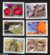 Romania 2023 Pitoresque Romania 6v, Mint NH, Nature - Animals (others & Mixed) - Birds - Flowers & Plants - Wine & Win.. - Unused Stamps