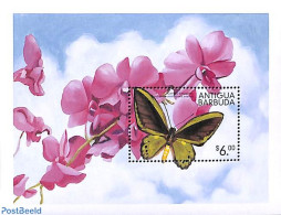 Antigua & Barbuda 1999 Butterfly S/s, Mint NH, Nature - Butterflies - Antigua En Barbuda (1981-...)
