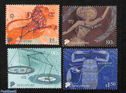 Singapore 2023 Zodiac 4v, Mint NH, Science - Astrology - Other & Unclassified