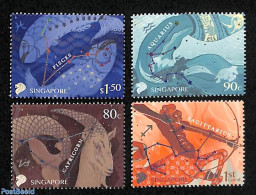 Singapore 2023 Zodiac 4v, Mint NH, Science - Astrology - Other & Unclassified