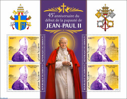Djibouti 2023 Pope John Paul II, Mint NH, Religion - Pope - Päpste