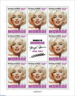 Djibouti 2023 Marilyn Monroe, Mint NH, Performance Art - Marilyn Monroe - Movie Stars - Actors