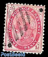 Tonga 1891 1p, Stars Overprint, Used, Used Or CTO - Autres & Non Classés