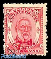 Tonga 1893 7.5d On 8p, Used, Used Or CTO - Autres & Non Classés