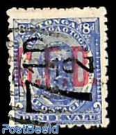 Tonga 1893 7.5d On 8p, Used, Unused (hinged) - Autres & Non Classés