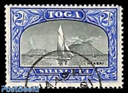 Tonga 1897 2sh, Used, Used Or CTO, Transport - Ships And Boats - Bateaux
