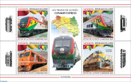 Guinea, Republic 2023 Trains Of Guinea: Conakry Express, Mint NH, Transport - Railways - Eisenbahnen