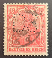 Deutsches Reich 1920, Mi 145 Type I, PERFIN Gestempelt, Geprüft - Used Stamps
