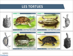 Central Africa 2023 Turtles, Mint NH, Nature - Turtles - Centrafricaine (République)