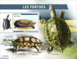 Central Africa 2023 Turtles, Mint NH, Nature - Turtles - Centraal-Afrikaanse Republiek