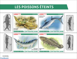 Central Africa 2023 Extinct Fishes, Mint NH, Nature - Fish - Fische