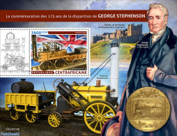 Central Africa 2023 George Stephenson, Mint NH, Transport - Railways - Treinen