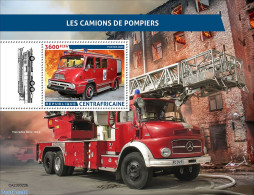 Central Africa 2023 Fire Engines, Mint NH, Transport - Fire Fighters & Prevention - Sapeurs-Pompiers