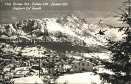 72514795 Cortina D Ampezzo Faloria Sorapis Seggiovia Col Druscie Winterpanorama  - Autres & Non Classés