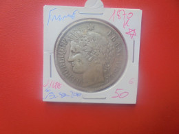 FRANCE 5 Francs 1870 "K" SANS LEGENDE ARGENT (A.2) - 1870-1871 Governo Di Difesa Nazionale