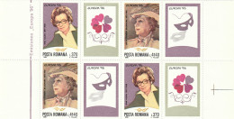 Romania 1996 - Europa'96 , Personalities-Ana Aslan , Lucia Sturdza Bulandra , MNH , Mi.51754-Zf.1 - 5175-Zf.2 - Unused Stamps