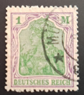 Deutsches Reich 1920, Mi 150 Plattenfehler I, Gestempelt, Geprüft - Usados