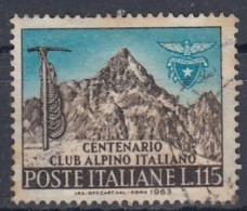 ITALY 1142,used,falc Hinged,few Yellow Spots Backside - 1961-70: Usados