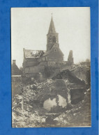 CPA - 51 - Guerre 1914-1918 - Villers-Franqueux - L'Eglise - Carte-Photo Non Légendée - Non Circulée - Autres & Non Classés
